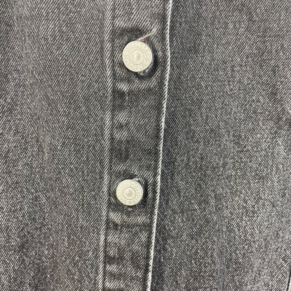 Levi’s Black Jean Dress Large Women’s - Picture 7 of 7